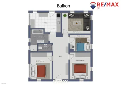 4-Zimmer-Wohnung mieten in Schärding – 111 m², € 1.220 – Bild 11 von 11