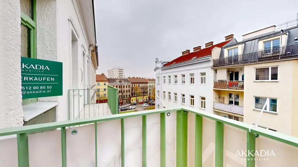 Sanierte Starterwohnung I Balkon - Ansicht 2