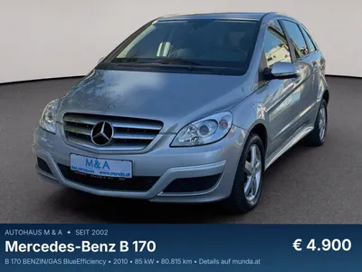 Mercedes-Benz B-Klasse B 170 BENZIN/GAS BlueEfficiency