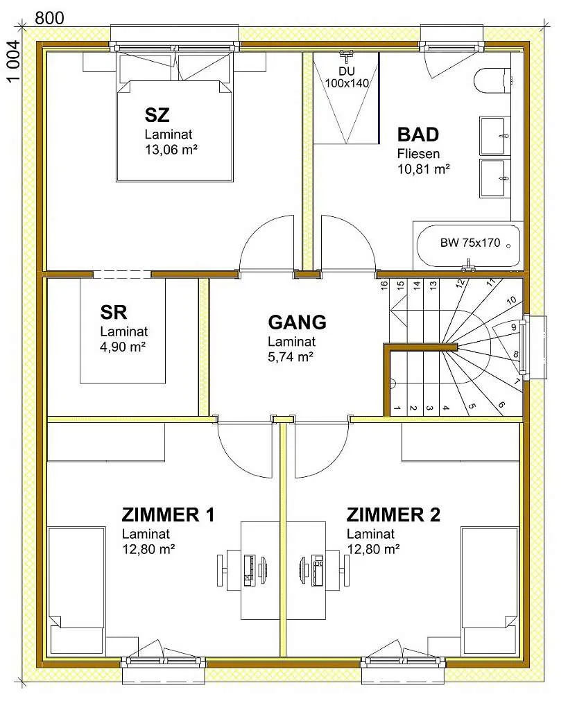AKTIONSHAUS 123 m² - außen komplett fertig nur € 162.500, -! - Ansicht 3
