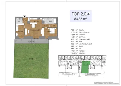 3-Zimmer-Wohnung kaufen in Bruck an der Leitha – 76,62 m², € 393.979 – Bild 9 von 46