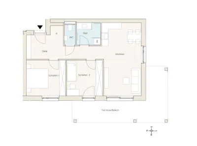 3-Zimmer-Wohnung kaufen in Graz – 65,44 m² – Bild 6 von 6