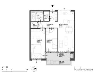 3-Zimmer-Wohnung kaufen in Wien – 78,43 m², € 461.000 – Bild 10 von 10