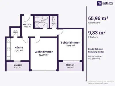 Immobilie kaufen in Graz – 65,51 m², € 199.000 – Bild 19 von 22