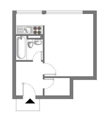 1-Zimmer-Wohnung mieten in Salzburg Stadt – 30 m², € 780 – Bild 9 von 9