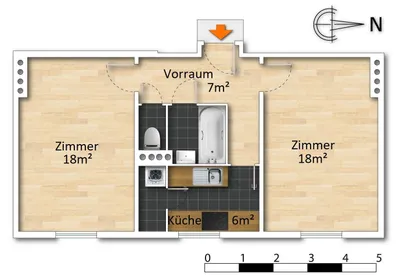 2-Zimmer-Wohnung kaufen in Wien – 53 m², € 179.140 – Bild 7 von 8