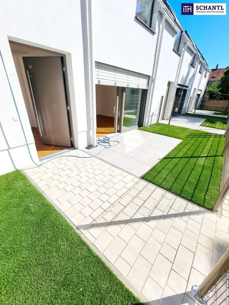 Fire Sale! Happy to be here! WOW - Cooles Townhouse mit Garten! Erdwärme + Absolute Ruhelage + Tiefgarage + Ideale Süd Ausrichtung! Nachhaltig und zukunftssicher investiert! - Ansicht 2