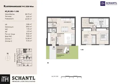 3-Zimmer-Wohnung kaufen in Wien – 80,84 m², € 445.000 – Bild 31 von 31