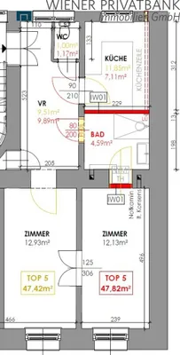 2-Zimmer-Wohnung kaufen in Wien – 47,82 m², € 315.650 – Bild 14 von 14