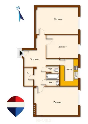 3-Zimmer-Wohnung kaufen in Bruck an der Leitha – 87 m², € 195.000 – Bild 13 von 13