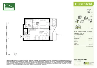 2-Zimmer-Wohnung kaufen in Wien – 46,75 m², € 271.000 – Bild 26 von 26
