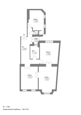 4-Zimmer-Wohnung mieten in Wien – 137 m², € 2.536 – Bild 13 von 13