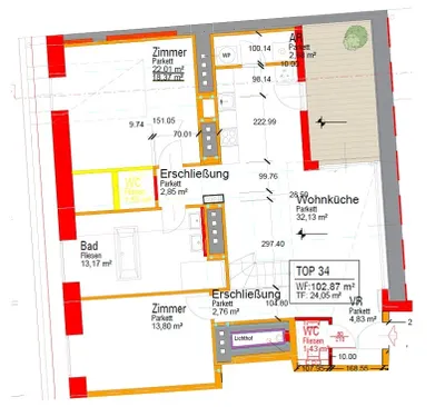 3-Zimmer-Wohnung kaufen in Wien – 102,87 m², € 899.000 – Bild 4 von 5