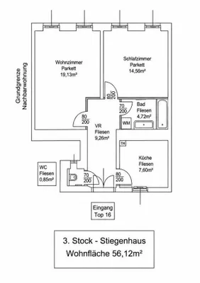 2-Zimmer-Wohnung kaufen in Wien – 56,12 m², € 279.000 – Bild 24 von 24