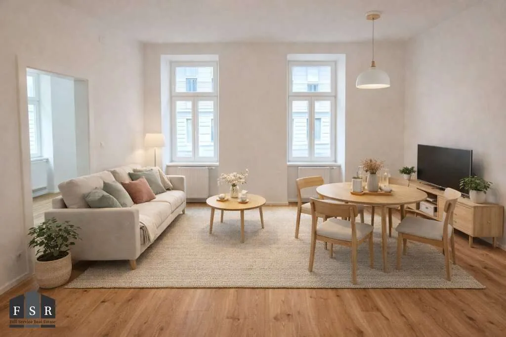 Sanierte, helle 3-Zimmer-Wohnung mit wunderschönem Eckzimmer nähe Siebenbrunnenplatz - perfekter Grundriss - Ansicht 3