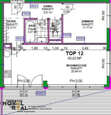 2-Zimmer-Wohnung mieten in Wien – 50,62 m², € 1.569 – Bild 23 von 23
