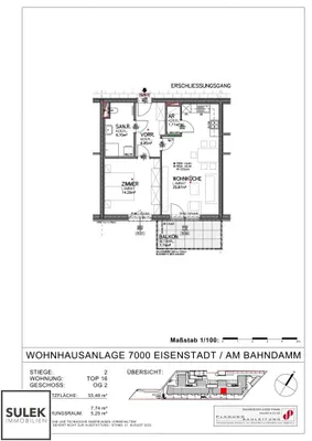 2-Zimmer-Wohnung mieten in Eisenstadt – 55,48 m², € 846 – Bild 17 von 17