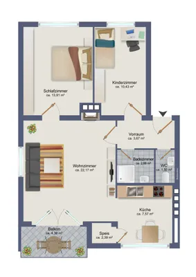 3-Zimmer-Wohnung kaufen in Graz-Umgebung – 64,39 m², € 99.000 – Bild 30 von 30