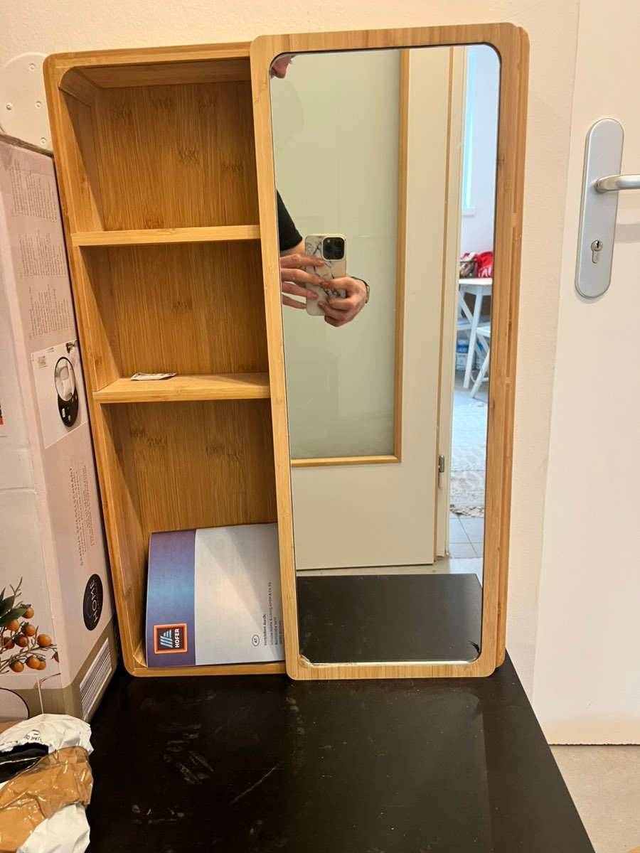 Bambus Spiegelschrank,  18,- (1110 Wien) - willhaben