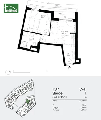 2-Zimmer-Wohnung mieten in Wien – 36,67 m², € 895 – Bild 16 von 16