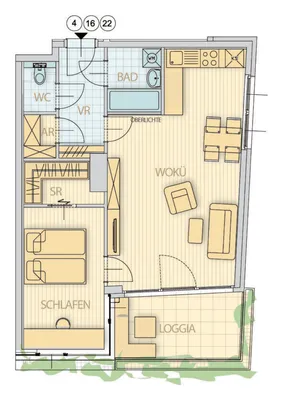 2-Zimmer-Wohnung kaufen in Wien – 64,91 m², € 399.000 – Bild 9 von 9