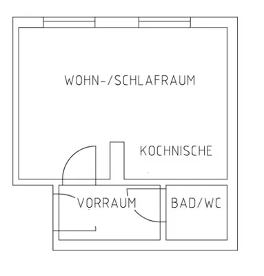 1-Zimmer-Wohnung mieten in Wien – 30 m², € 590 – Bild 4 von 4