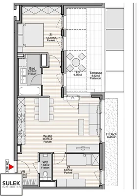 3-Zimmer-Wohnung mieten in Wien – 60,55 m², € 1.590 – Bild 20 von 20