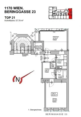 2-Zimmer-Wohnung kaufen in Wien – 57,79 m², € 74.000 – Bild 9 von 10