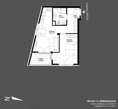 2-Zimmer-Wohnung kaufen in Wien – 53,25 m², € 329.900 – Bild 12 von 12