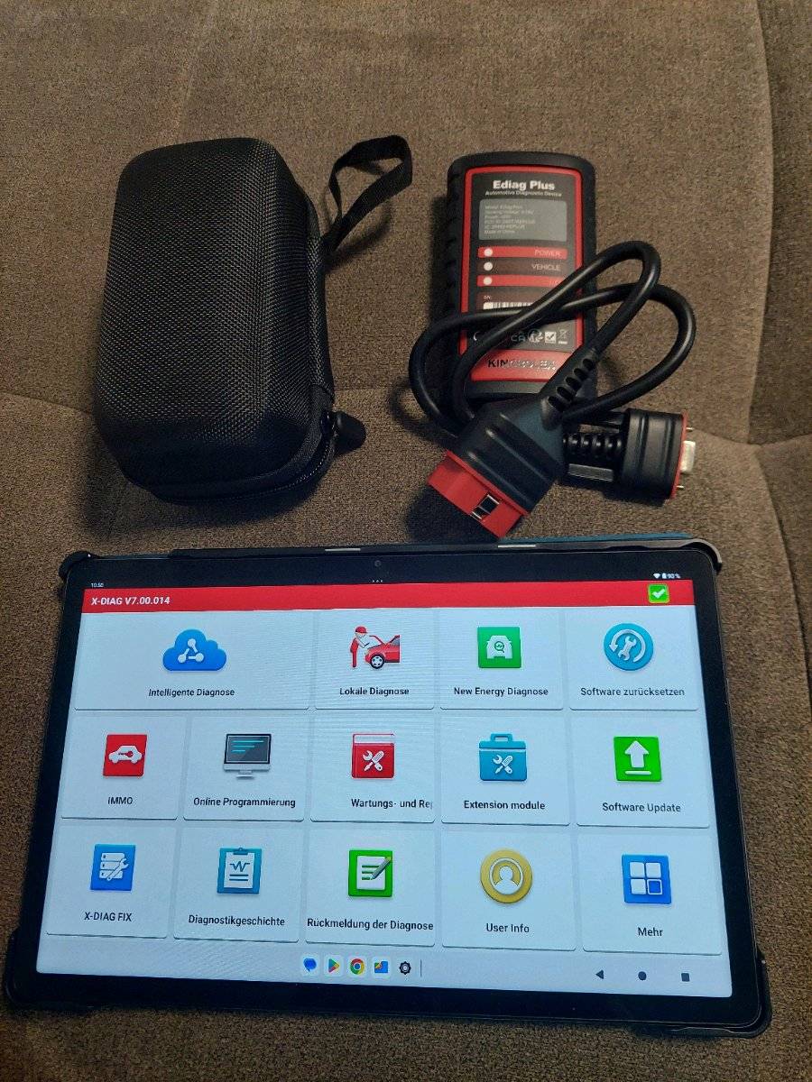 Diagnosegerät Diagnose-Tablet XDIAG PRO OBD2 Bluetooth Auslesegerät mit 46 Servicefunktionen Android