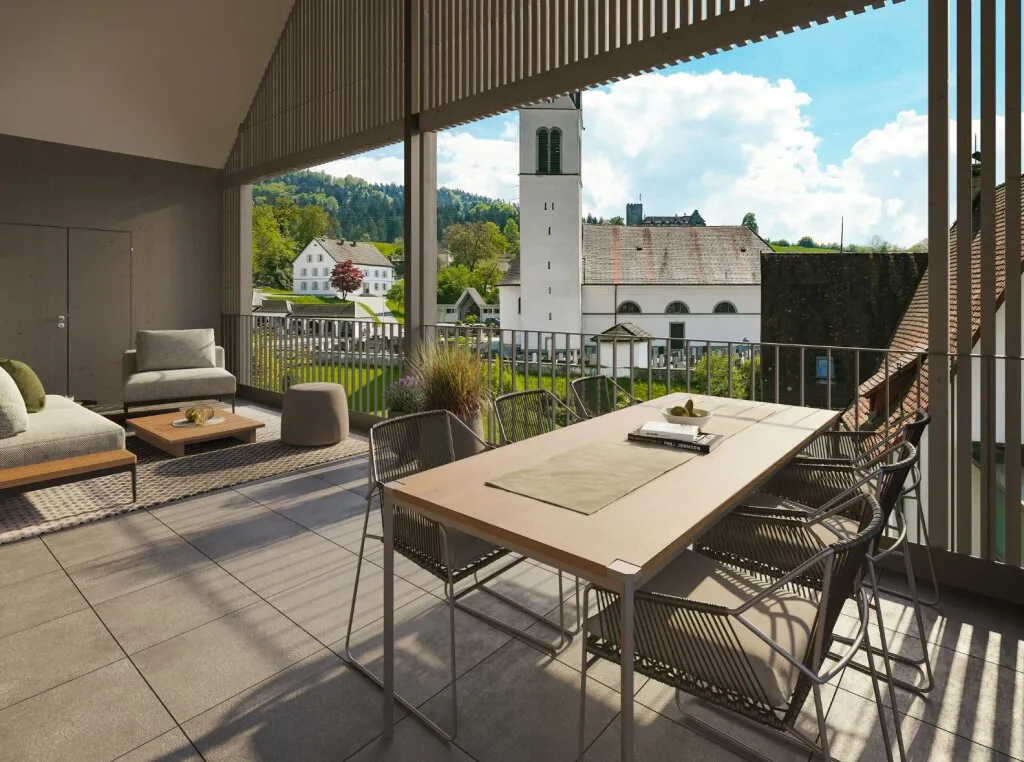 Exklusives Penthouse mit beeindruckender Aussicht in Wolfurt - Ansicht 2