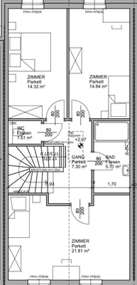 5-Zimmer-Haus kaufen in Baden – 109 m², € 449.000 – Bild 44 von 44