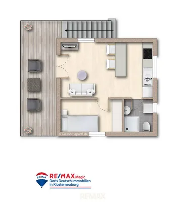 2-Zimmer-Immobilie kaufen in Tulln – 28 m², € 175.000 – Bild 14 von 15