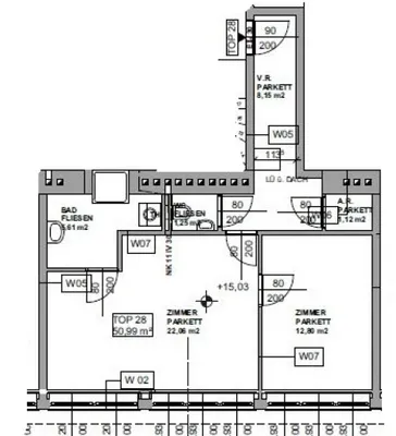 2-Zimmer-Wohnung kaufen in Wien – 50,3 m², € 250.000 – Bild 7 von 8