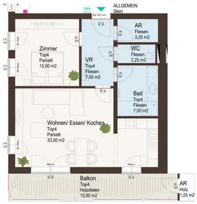 2-Zimmer-Wohnung kaufen in Weiz – 66,05 m², € 285.000 – Bild 9 von 9