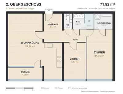 3-Zimmer-Wohnung kaufen in Wien – 71,92 m², € 479.000 – Bild 17 von 17