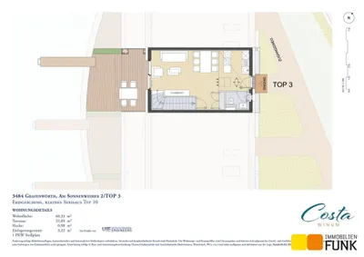 3-Zimmer-Haus kaufen in Tulln – 68,09 m², € 353.000 – Bild 7 von 12