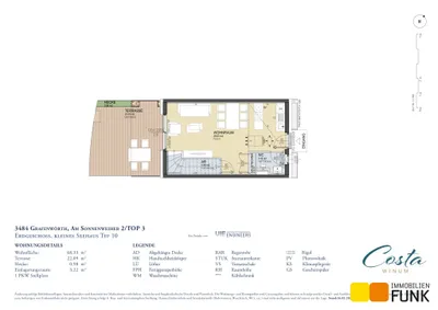 3-Zimmer-Haus kaufen in Tulln – 68,09 m², € 353.000 – Bild 8 von 12