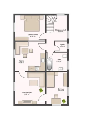 7-Zimmer-Haus kaufen in Feldkirch – 165 m², € 420.000 – Bild 11 von 12