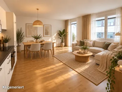 Ruhige, großzügige 2 Zimmer Neubauwohnung mit Balkon im Wiener Supergrätzl
