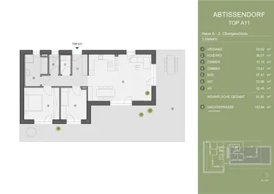 3-Zimmer-Wohnung kaufen in Graz-Umgebung – 81,95 m² – Bild 3 von 3