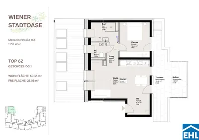 2-Zimmer-Wohnung mieten in Wien – 62,33 m², € 1.799 – Bild 18 von 18