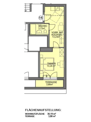 1-Zimmer-Wohnung kaufen in Wien – 30,19 m², € 159.000 – Bild 8 von 9
