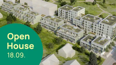 Modernes Wohnen mit Gemeinschaftsdachterrasse