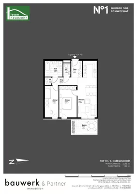 Immobilie kaufen in Bruck an der Leitha – 65,96 m², € 341.200 – Bild 14 von 14
