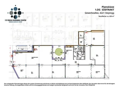 7-Zimmer-Gewerbeimmobilie mieten in Urfahr-Umgebung – 420 m², € 6.527 – Bild 18 von 19