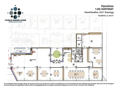 7-Zimmer-Gewerbeimmobilie mieten in Urfahr-Umgebung – 420 m², € 6.527 – Bild 19 von 19