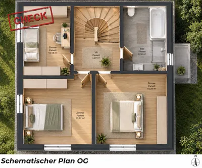 4-Zimmer-Haus kaufen in Graz-Umgebung – 112 m², € 631.200 – Bild 8 von 8