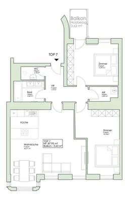 3-Zimmer-Wohnung kaufen in Wien – 87,93 m², € 915.000 – Bild 19 von 19