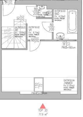 2-Zimmer-Wohnung mieten in Graz – 77,9 m², € 1.150 – Bild 12 von 13